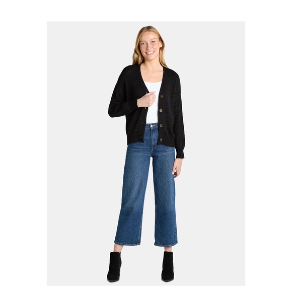 Time and Tru Black Soot Cardigan - Picture 5 of 7